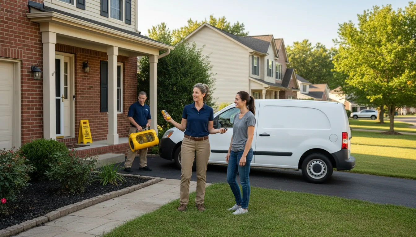 Residential water damage restoration in Corcoran, CA